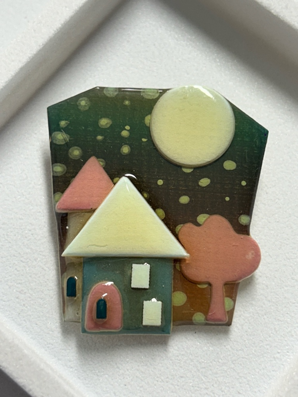 Lucinda Yates Hancrafted House 🏡 Brooch